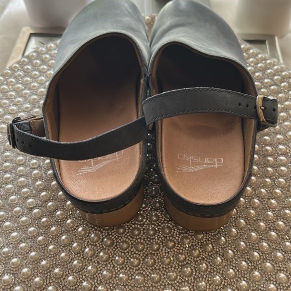 Women's Gray Leather Clogs dansko - Picture 2 of 3